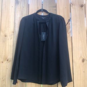 Derek Lam black silk blouse